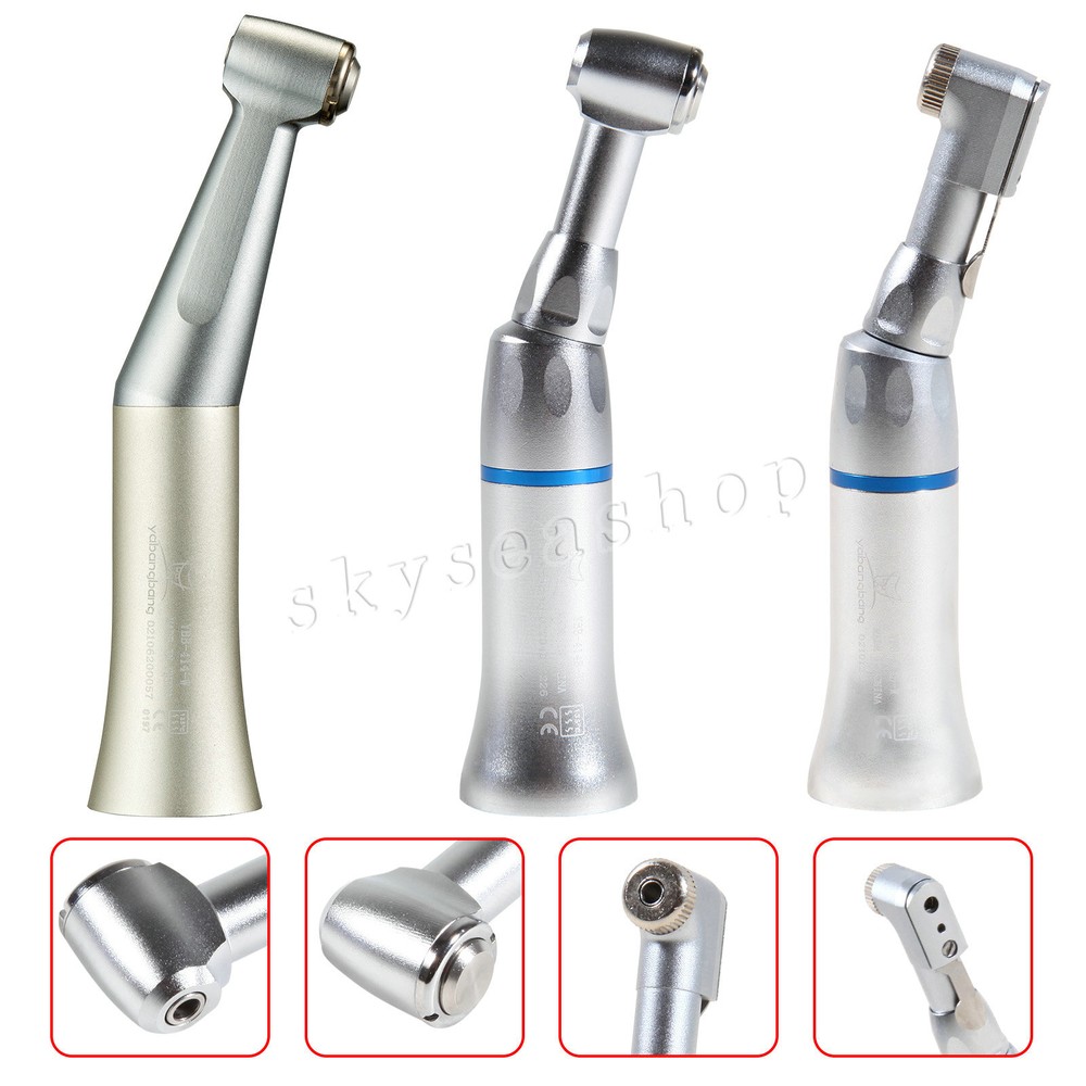 NSK Style Dental Slow Low Speed Handpiece Contra Angle Push Button/Latch E-type