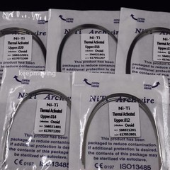 10 Packs Dental Orthodontic Thermal Activated Niti Round Arch Wire Upper + Lower