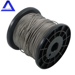 1/16 Wire Rope,304 Stainless Steel,328FT with 150Pcs Crimping Sleeves,7×7 368lbs