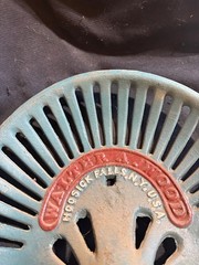 #27 CAST IRON Tractor Implement Seat WALTER A WOOD Hoosick Falls New York USA