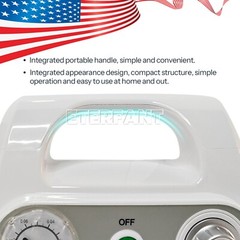 Portable Dental Suction Machine Oral Emergency Vacuum Phlegm Suction Unit ≤65dB