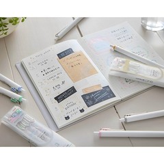 Gel Ink Ballpoint Pen Uniball One 0.50mm 3color Set/Creative Color Shimmer Color