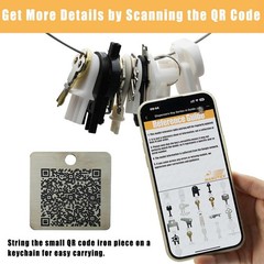 12 Pcs Paper Towel and Toilet Paper Dispenser Key Set for Waffle San Ja-mar G…