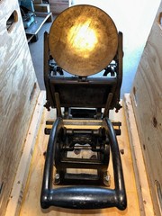 letterpress press 6×9 chase Daughaday improved model 2 press new rubber rollers