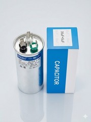 45/5 Uf 45+5 MFD 370V or 440V Dual Run Start round A/C Capacitor 45 5 Uf 370 440