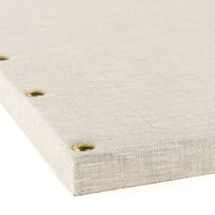 Sugar Paper Essentials 16″x20″ Fabric Pin Board: Wall Mount Bulletin Board Flax