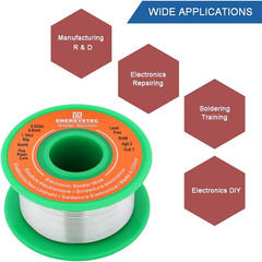 Lead-Free Solder Wire Rosin Core Flux 0.8Mm Electric Solder Fine Sn99 Ag0.3 Cu0.