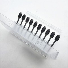 10Pcs Dental Lab Polishing Bur Drills Tungsten Steel Carbide Burs Burrs 2.35MM E
