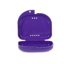House Brand Dentistry 100015 Orthodontic Retainer Box Assorted Colors 12/Pk
