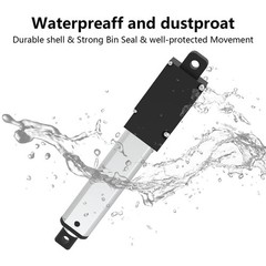 DC 12V Small Mini Micro Linear Actuator 1.2″ 2″ 3″ 4″ Stroke Fast Speed 6inch /s
