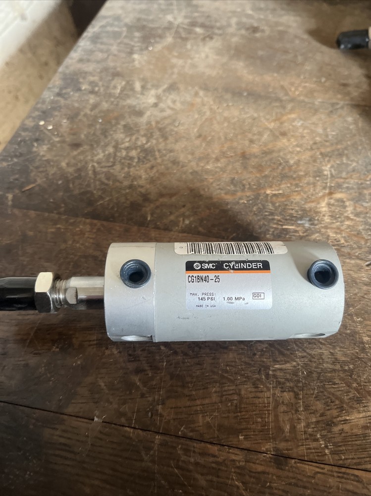 NOS SMC CG1BN40-25 Stainless Pneumatic Cylinder