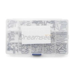 300pcs Cylindrical Pin Locating Dowel Pins Solid M2 M3 M4 Kit Stainless Steel