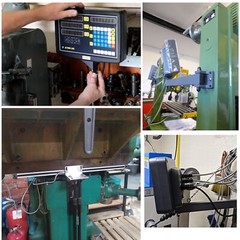 US 2/3Axis Digital Readout DRO Display Linear Scale Encoder for Bridgeport Mill