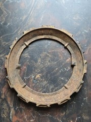 Vintage Lot Of 4 John Deere 5948B Cast Iron Planter Seed Plates