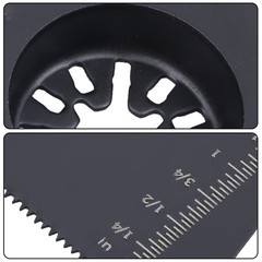 25PCS Titanium Oscillating Tool Blade, Professional Bi-Metal Multitool Blades Ki
