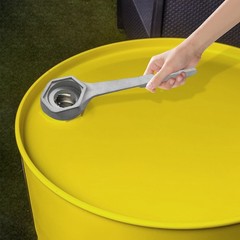 10 Inch Aluminum Bung Wrench 0.4 Lbs Dual Head Drum Cap Tool For 2″ & 3/4″ Caps