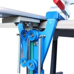 High Speed 110V 74.8″ Fabric Cutter Leather Textiles Cutting Machine 86.6″ Rack