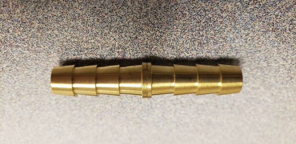 5/16″ Brass Hose Barb Splicer 100 Per Pack