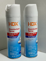 HDX Disinfectant Spray Kills 99.9% Of Germs, Kills Cold & Flu Viruses – 2 Pack