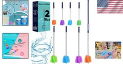 4+4 Resin Mixer Paddles for Resin Drill Epoxy Mixer Attachment Paint Stirrer