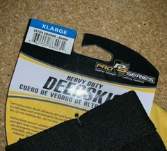 TWO PAIR of Heavy Duty Grain Deerskin / Spandex Back Gloves – 86400 X-Large