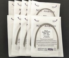 10Packs Dental Niti Arch Wires Round Super Elastic Oval Orthodontics Arcs