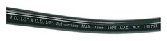 Zoro Select 1PBN3 Tubing, 1/3In, IDx1/2 In OD, 100 Ft, Black