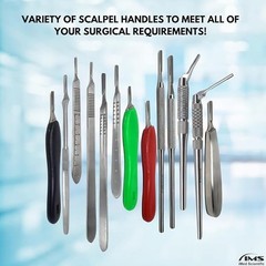 Scalpel Handle #8 Surgical Instrument Plastic Hard Grip for Blades No 60 and 70