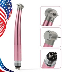 US NSK Dental High Speed Handpiece Air Turbine Anti-retraction 4 Hole Colorful