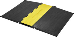 Heavy Duty 5-Channel Cable Protector Ramp – 22,000 lbs Capacity, ADA Compliant