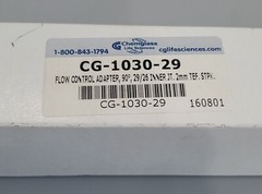 *NEW* Chemglass CG-1030-29 Flow Control Adapter 90° 29/26 Inner JT + Warranty!