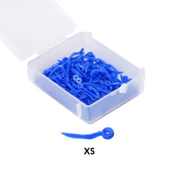 Disposable Plastic Wave Shape Dental Wedges Teeth Wedge Tooth Gap 400 Pcs