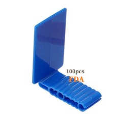 100pcs Dental Sensor Holder self-adhesive Blue X-Ray Positioning Anterior New