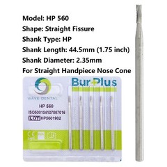 Wave Dental Carbide Burs HP Surgical Bur 555 556 557 558 for Straight Handpiece