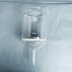 Chemglass Buchner Filter Funnel 3000 ml Coarse Fritted Disk