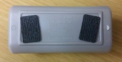 80’s Desktop Business Card Holder by Tenex (Slate Gray) Brand New