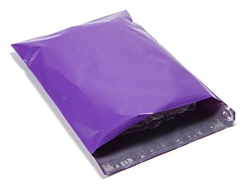200 10×13 Purple Poly Mailers Shipping Envelopes Couture Boutique Bags