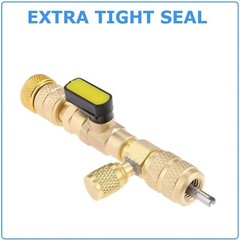HVAC Tool AC Schrader Valve Core Remover Dual Size 1/4 and 5/16 Port Installer