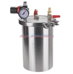 1x NEW Stainless steel Dispenser pressure tank Dispensing storage bucket 1L