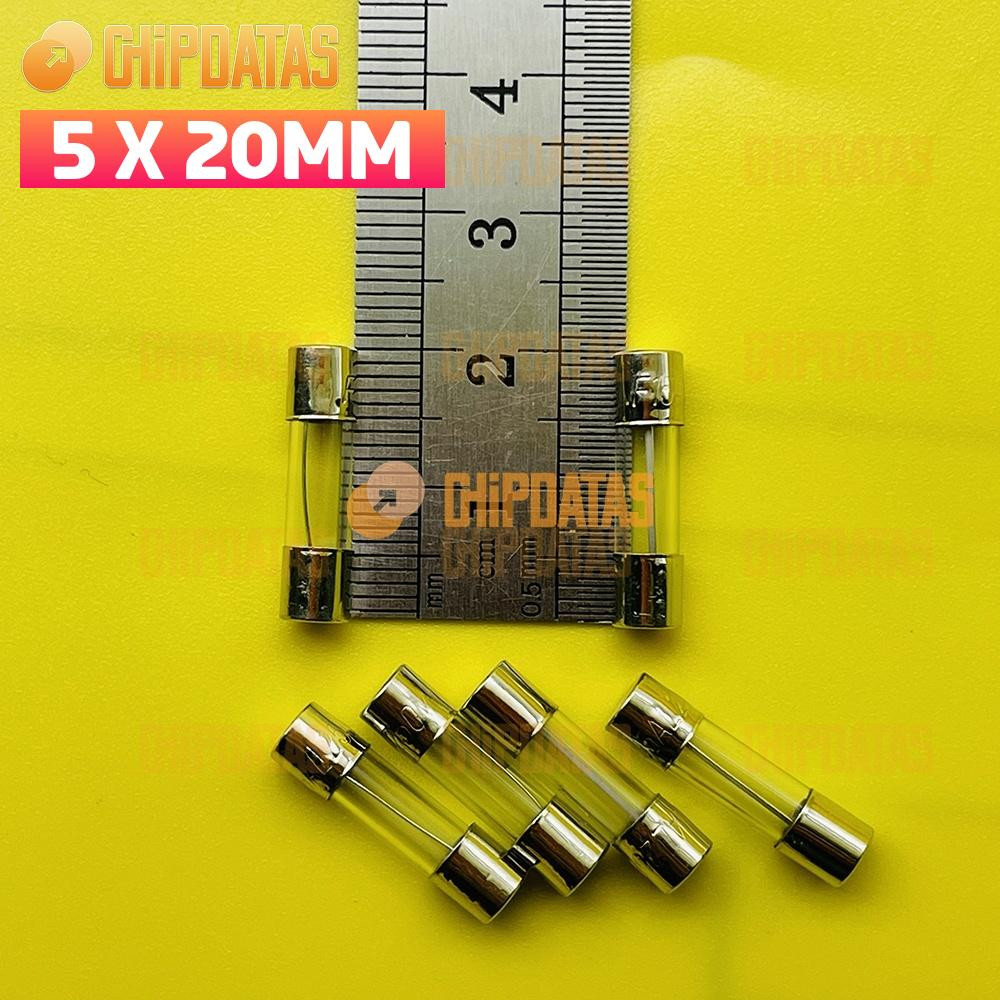 3PCS 3A 250V Fast Blow Fuse Glass Tube Fuse 3 Amp Fuse F3AL250V 5X20mm