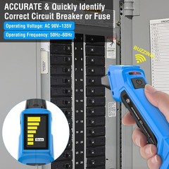 Electrical Circuit Tracer with GFCI Tester for Accurate Breaker Identification