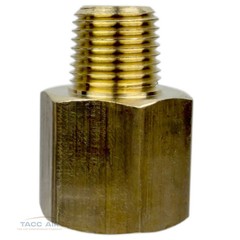 4 Pack Brass Reducer Adapter 1/4″ Female X 1/8″ Male NPT Pipe Reducing Fitting