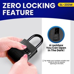 FJM Security ShurLok SL 100W Dual Combination Lock Box for Keys Durable Metal