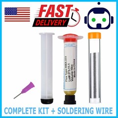 Solder Wire Soldering Paste Flux Grease RMA-223 10cc Syringe Tube PCB BGA SMD
