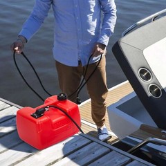 3 Gallon 12L Portable Boat Fuel Tank With Fill Hose For Marine Outboard Motor