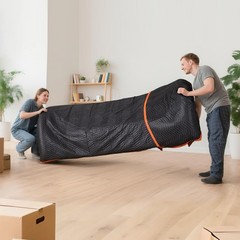 VEVOR 12 Pcs Moving Blankets 72 x 40 in Large Packing Blanket with Elastic Bands