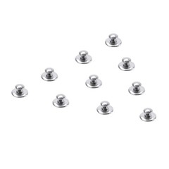 100 Pcs/10packs Dental Orthodontic Lingual Buttons Bondable Round Base Mesh