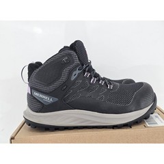 Merrell Moab Vertex Mid Carbon Toe Womens 9 Black Lavender Work Boots -New
