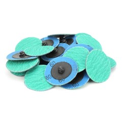 200 Pack – 2″ 60 Grit Zirconia+Grind Aid Quick Change Sanding Discs Type R Roloc