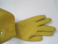 Gordon Rubber Coated Glove Yellow Gray NWT